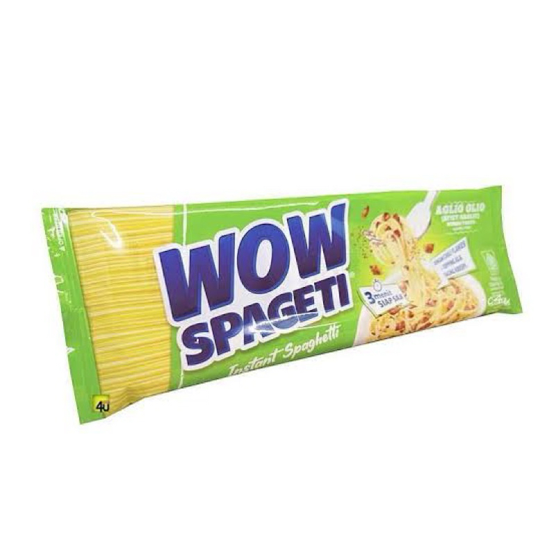 

Mie Instan Wow Spaghetti Spageti Rasa Aglio Olio