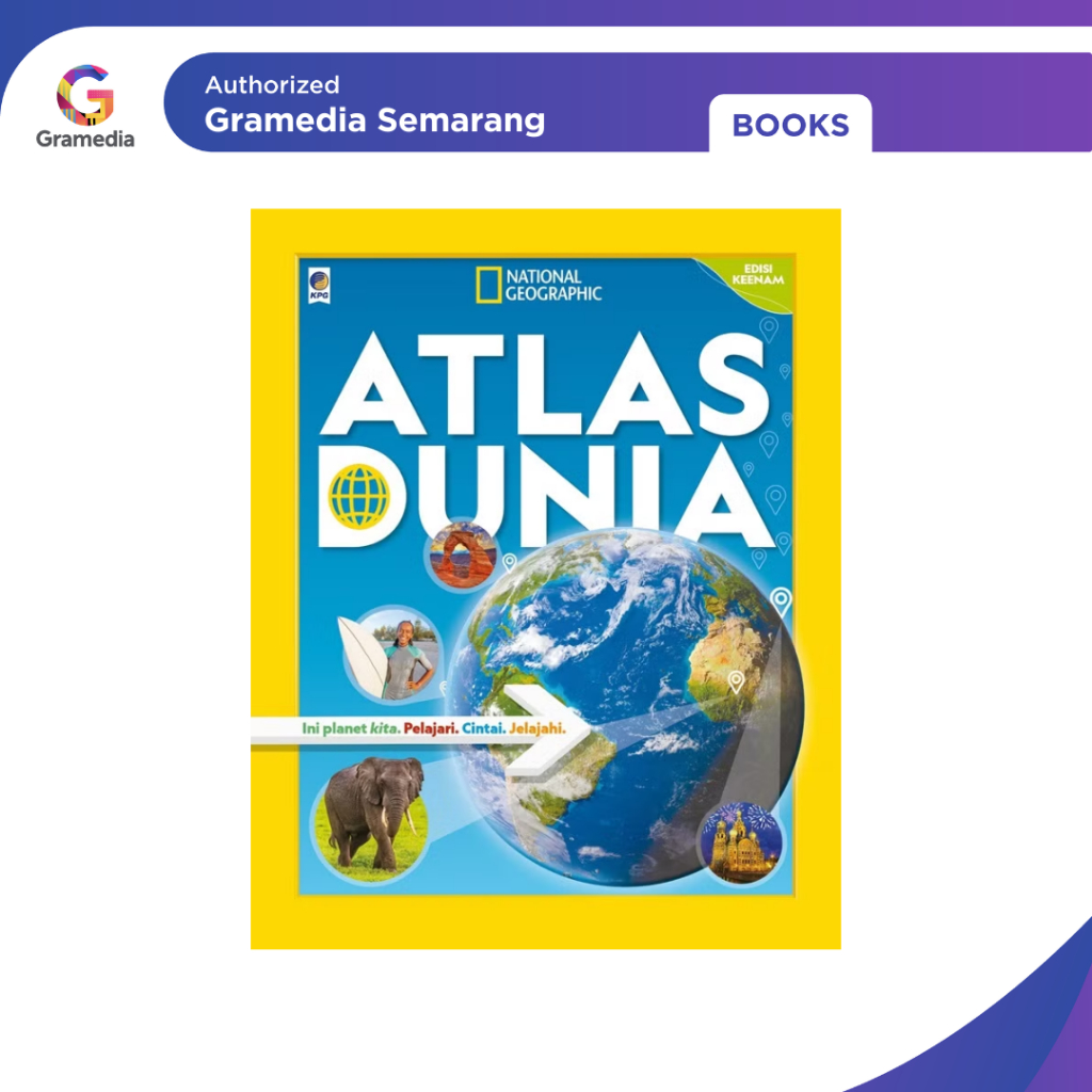 Gramedia - National Geographic : Atlas Dunia