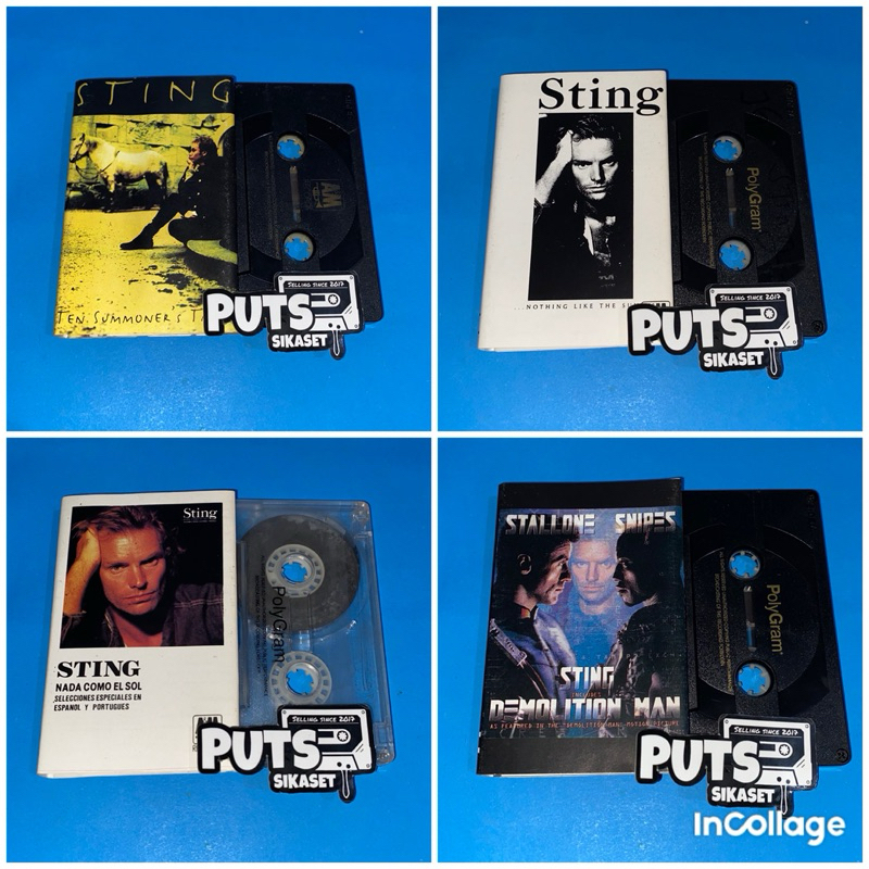 kaset pita The Police & Sting - Berbagai Macam Album (Member The Police)