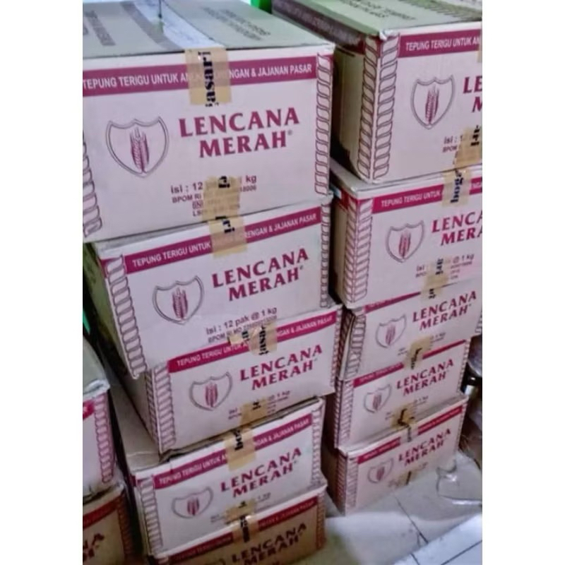 

TEPUNG TERIGU LENCANA MERAH 1 DUS 12pcs