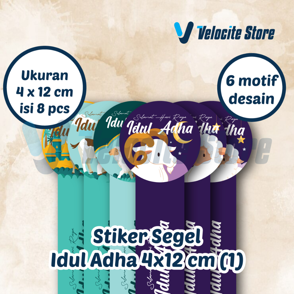 

Stiker Segel Toples Idul Adha 4x12 cm (8 pcs)