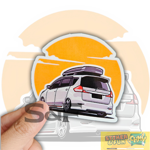 

Stiker Sticker Pack Vinyl Laminasi ERTIGA WHITE BACK