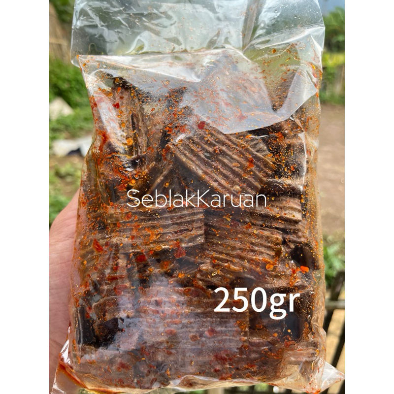 

cemilan seblak kerupuk kering/seblak kerupuk jengkol/gurih rempah melimpah/pedas nampol/pedas daun jeruk/original daun jeruk/ isi 250gr