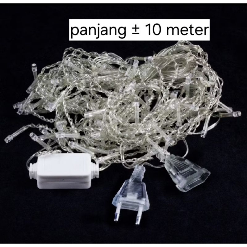 lampu tumblr LED ± 10 meter/ lampu natal ± 100 lampu/ lampu 17 agustusan 10 meter 100 led