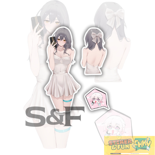 

Stiker Sticker Pack Vinyl Laminasi CUTE GIRL ANIME 1