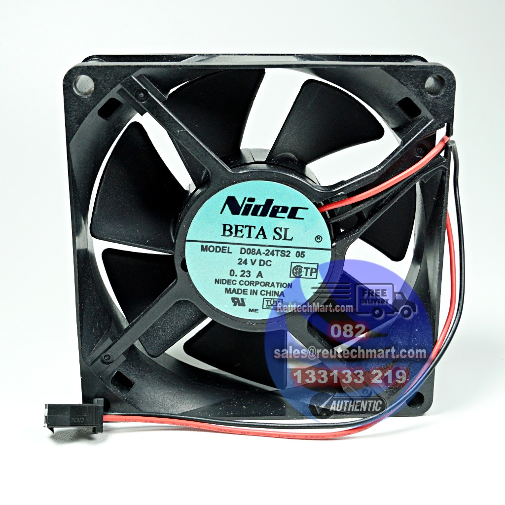 NIDEC D08A-24TS2 05 Fan Nidec Beta SL D08A-24TS2 05 Fan 8cm 24Vdc