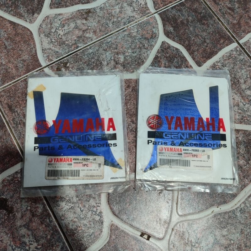 Stiker Striping Graphic sayap dalam F1ZR FIZR Biru putih 2005 Original YGP
