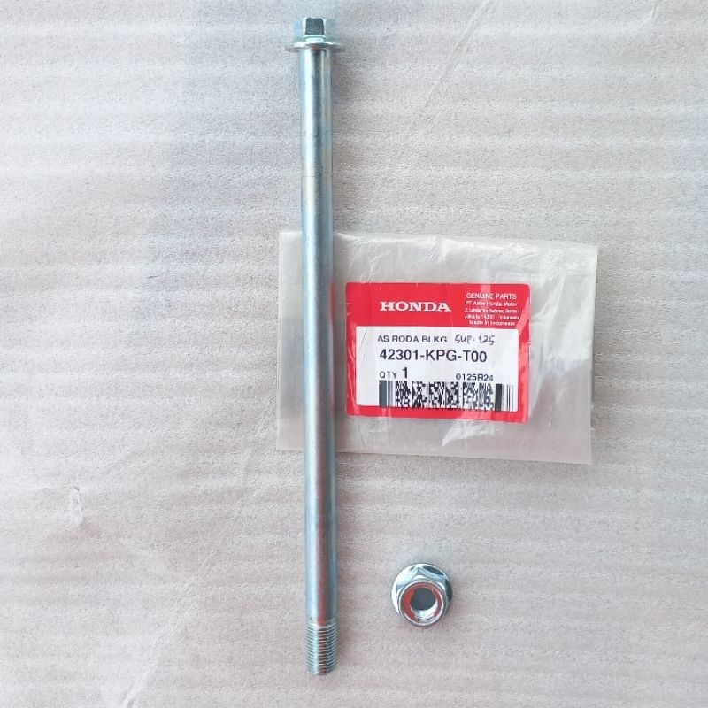 As Roda Belakang Supra X 125 Injeksi / As Belakang Supra Helm In / Axle Rear Swingarm Supra Supertre