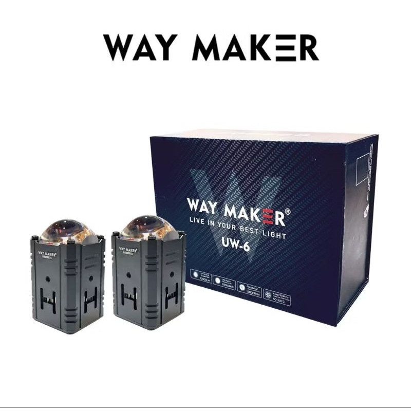 WAY MAKER UW 6 WE WIDE EYE 90W UPS WAY MAKER MINI LASER LAMPU TEMBAK MOTOR MOBIL