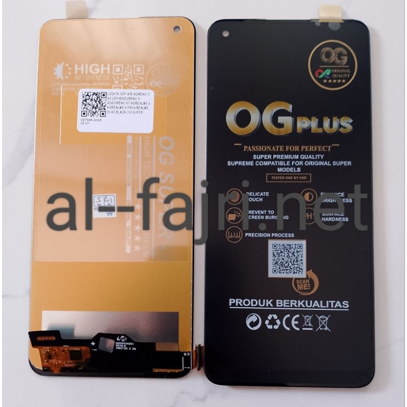 LCD TOUCSCREEN OPPO A78 4G / RENO 7 4G / RENO 8 / RLME 9 / RLME 10 4G NO FINGER PRINT