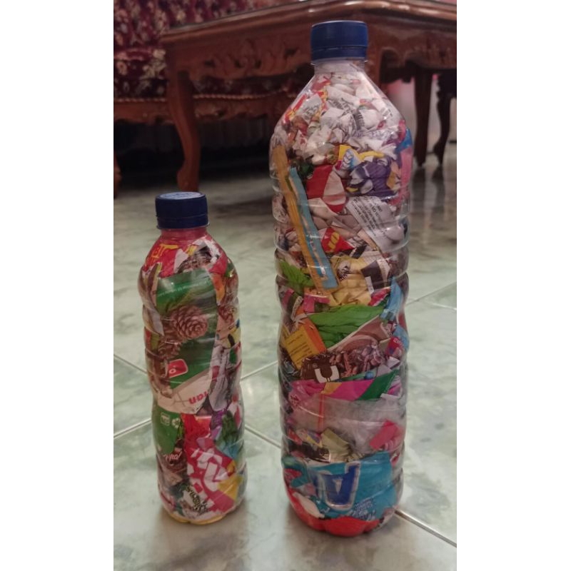 Botol ecobrick 600 ml, 1500 ml