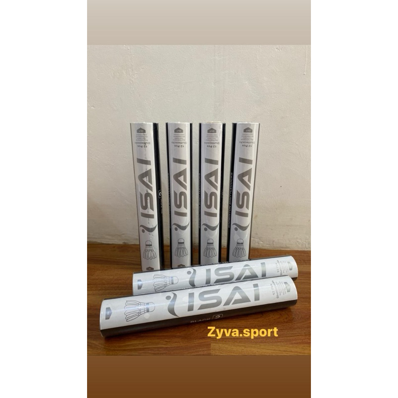 SHUTTLECOCK BADMINTON ISAI HITAM KOK BULUTANGKIS ISAI HITAM KOK ISAI