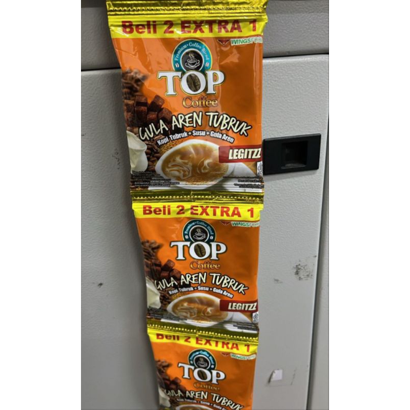 

TOP COFFEE GULA AREN ] TOP GULA AREN TUBRUK RENCENG ISI 15 @ 27gram gr renteng