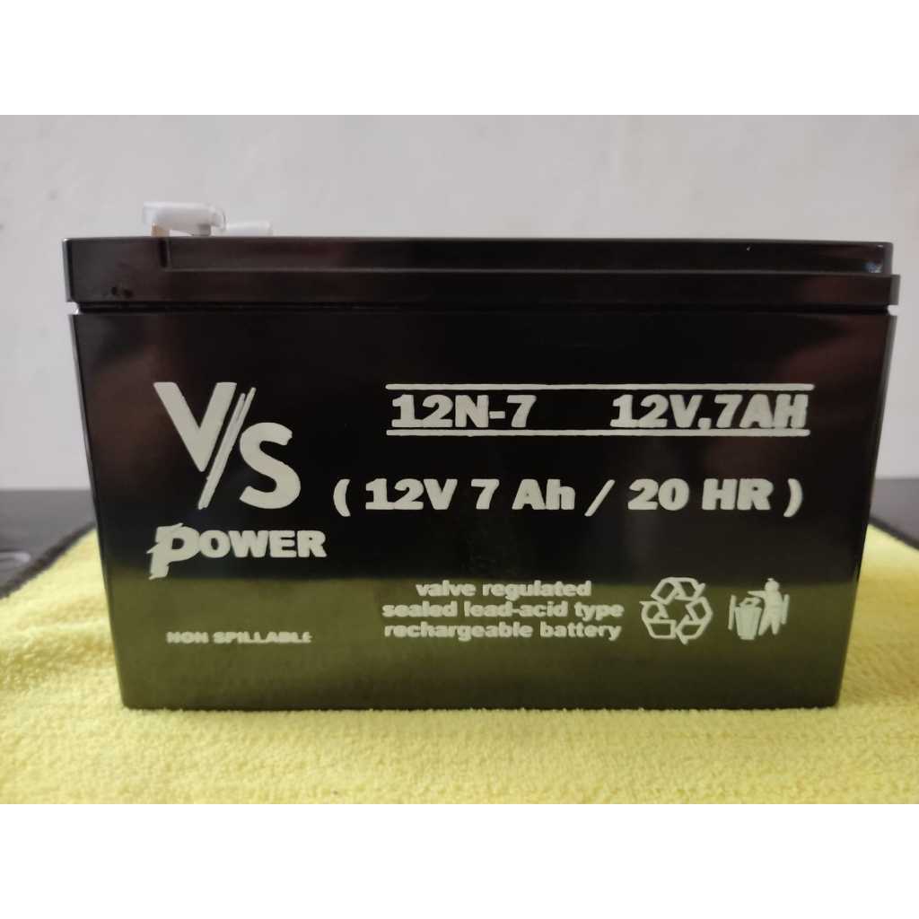 Homeyvibes Aki Sprayer Listrik 12V 7Ah Aki Vrla Vs Power 8Ah Mot