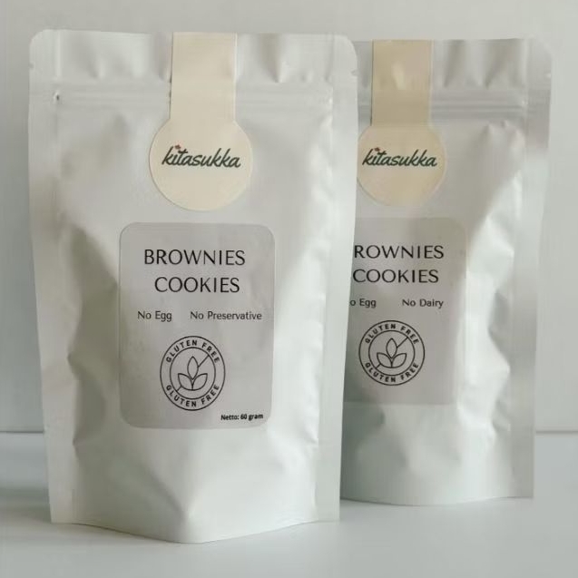 

Brownies Cookies gluten free no egg | kitasukka