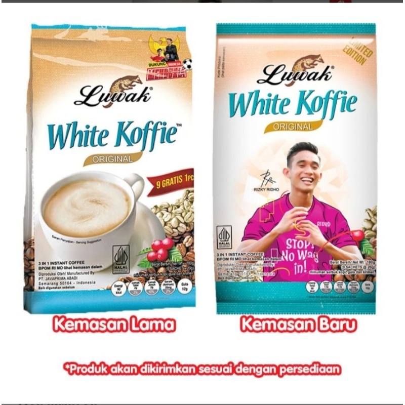 

Luwak White Koffie Original 9x20gr