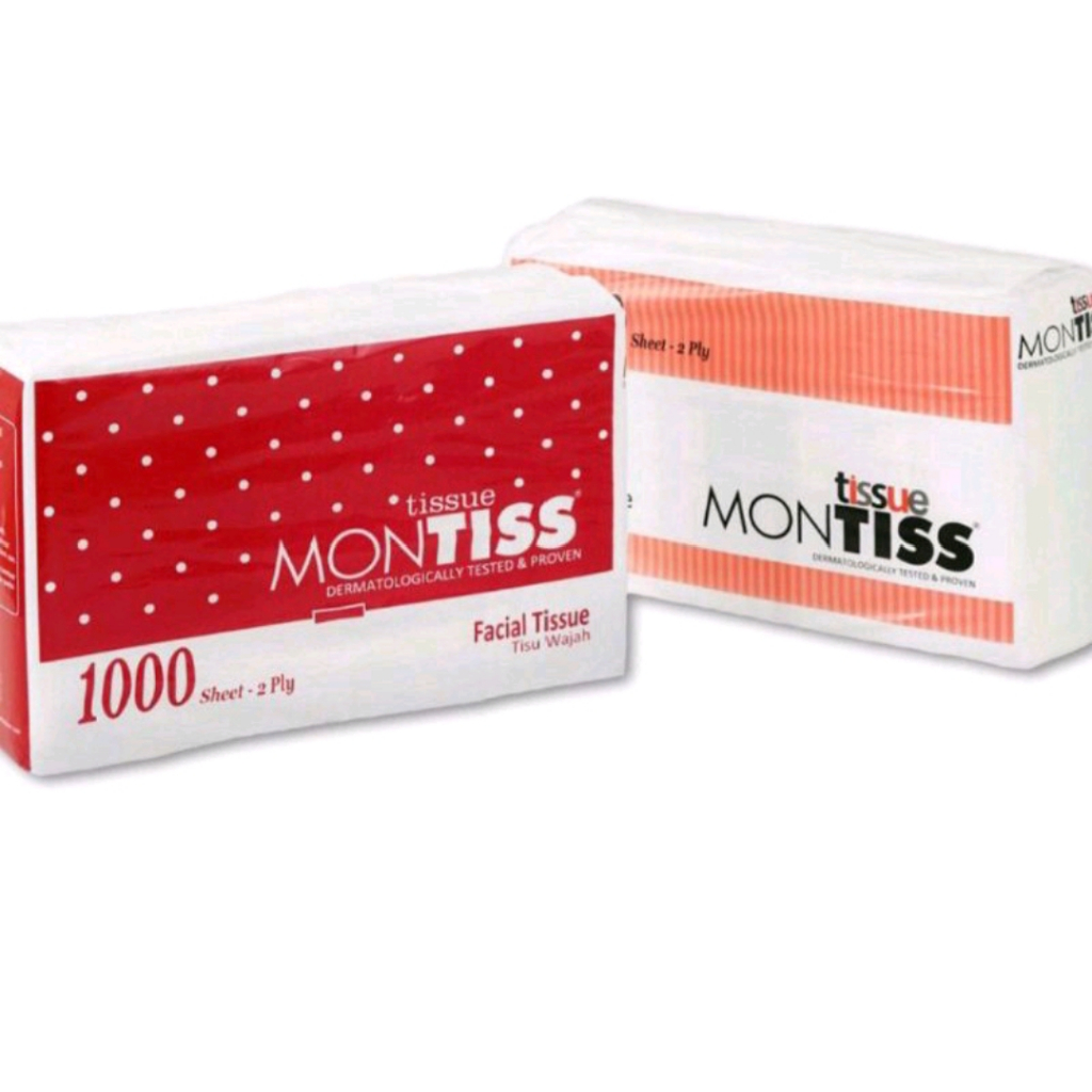 TISSUE MONTIS JUMBO 1000 SHEETS