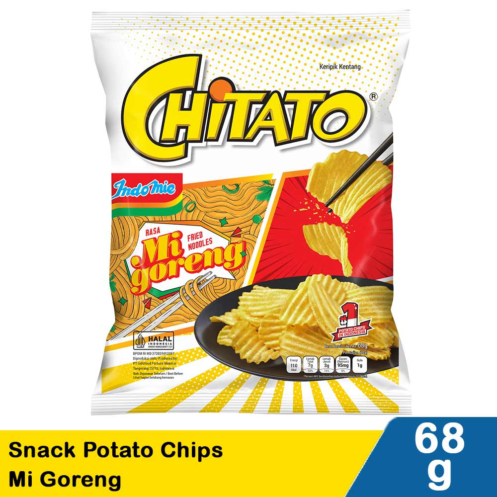 

CHITATO SNACK POTATO CHIPS MI GORENG PCK 68g