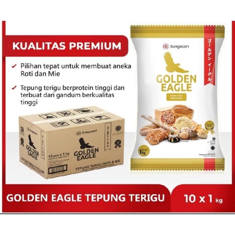 

Bungasari Tepung Golden Eagle 1kg 10pcs
