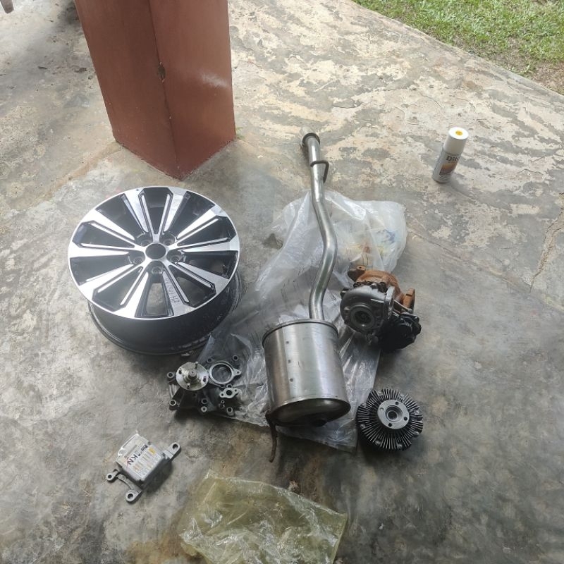 velg bekas,turbo bekas Innova,knalpot sigra