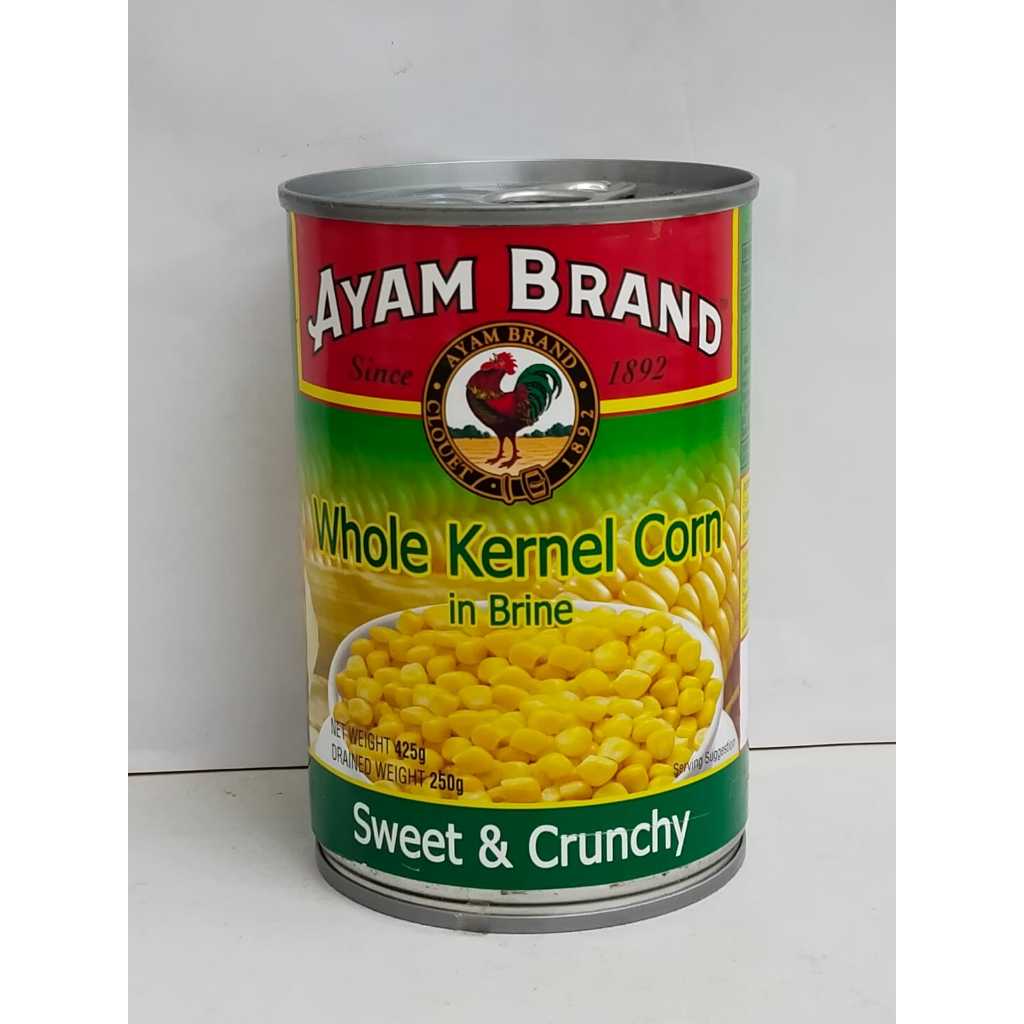 

AYAM BRAND WHOLE KARNEL CORN IN BRINE 425GR