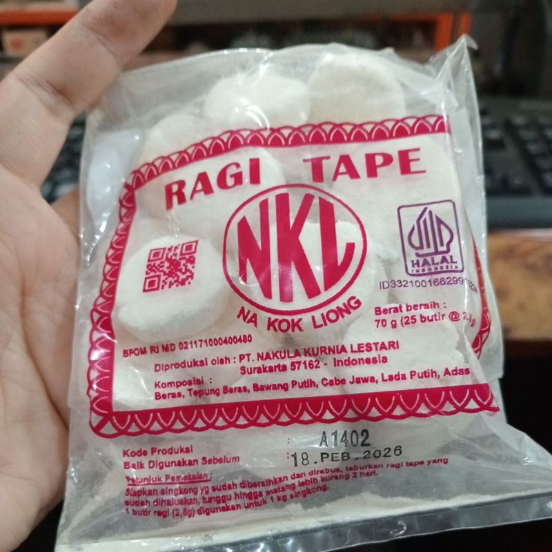 

RAGI tape merk NKL isi 25pcs
