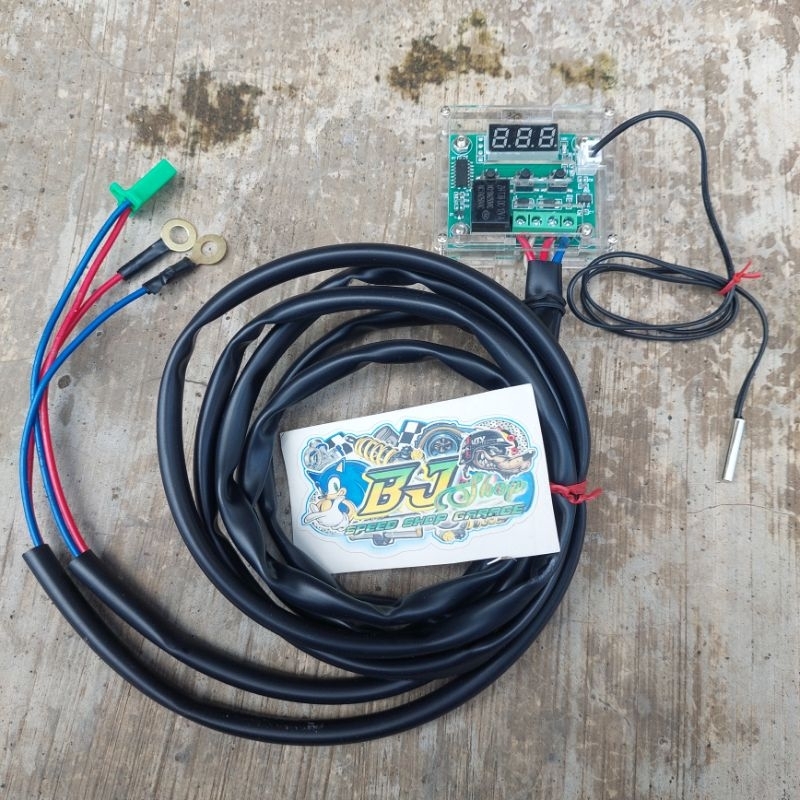 Modul Extra Fan Thermostat Radiator DC Sensor Suhu Otomatis