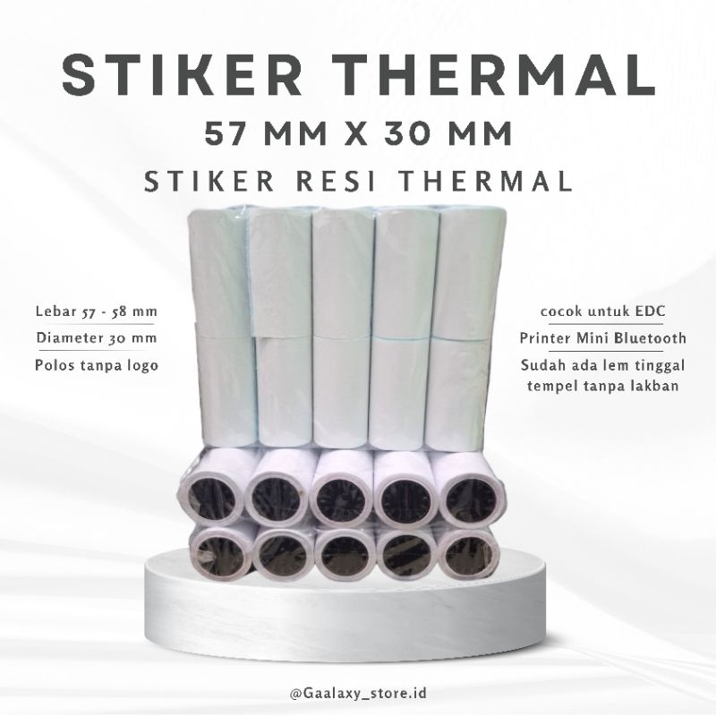 

STIKER THERMAL | RESI THERMAL | LEBEL RESI 57MM X 30MM