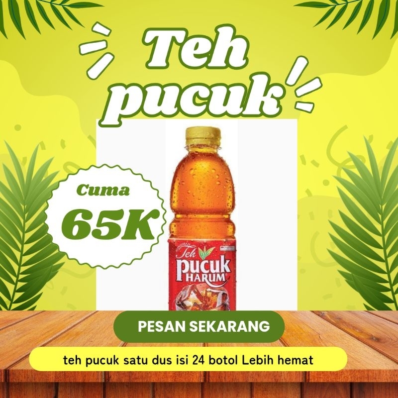 

Teh Pucuk Harum 350ml Isi 24botol Minuman Teh Kemasan Dalam Botol