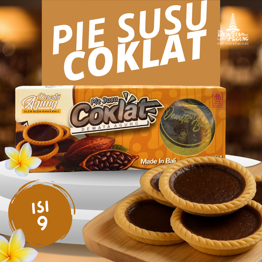 

Pie Susu Coklat isi 9 oleh oleh khas bali