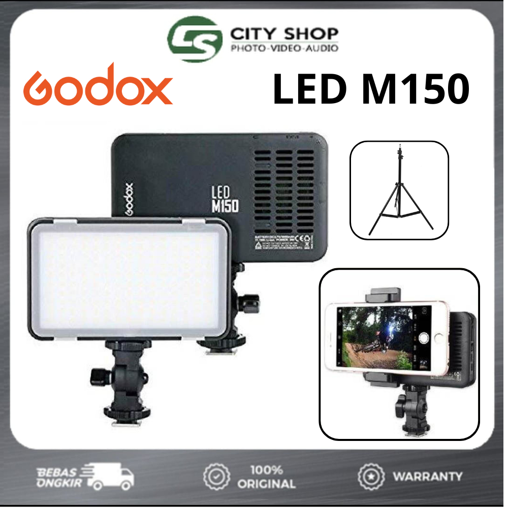 Lampu Led Godox M150,M 150 Video Light Vlog Smartphone Mirorless DSLR