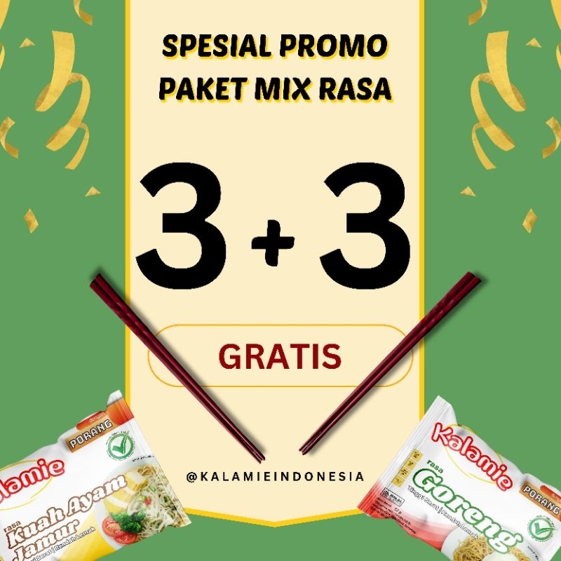 

KALAMIE GRATIS SUMPIT - 3+3