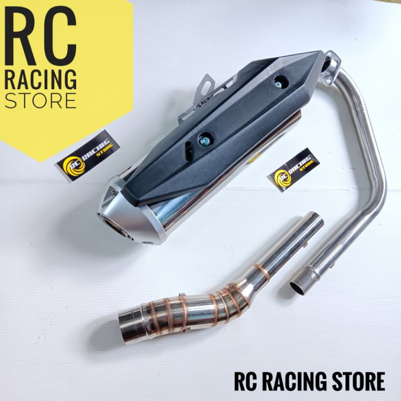 Knalpot XSR155 - Yamaha XSR 155 Ngebas Adem Full System