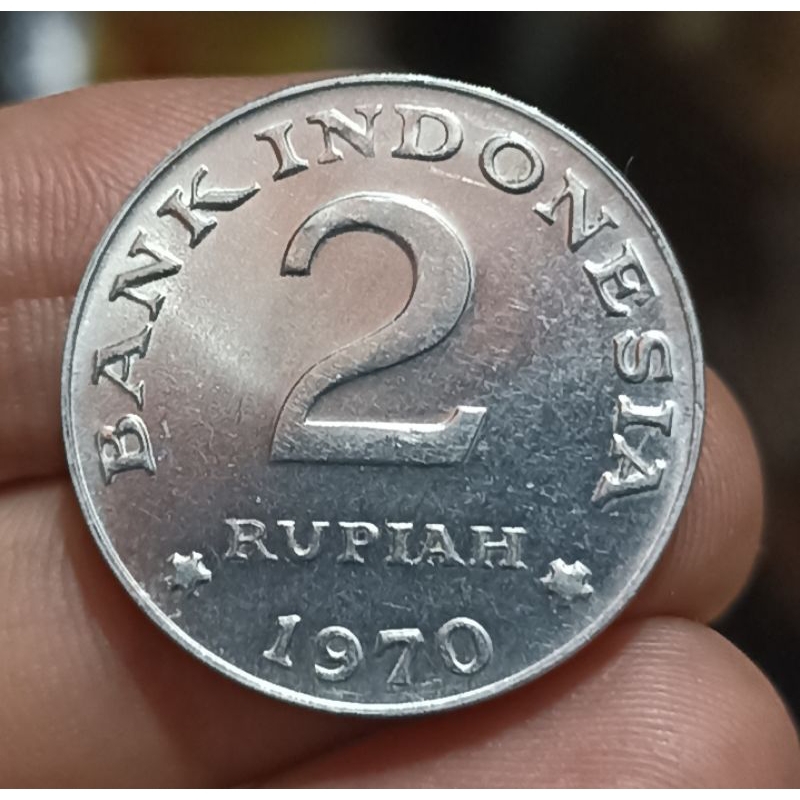 2 RUPIAH 1970 BARU BL