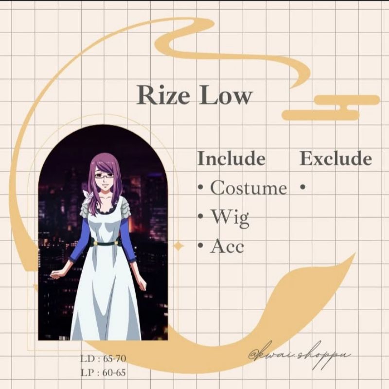 RENT rize kamishiro low - tokyo ghoul