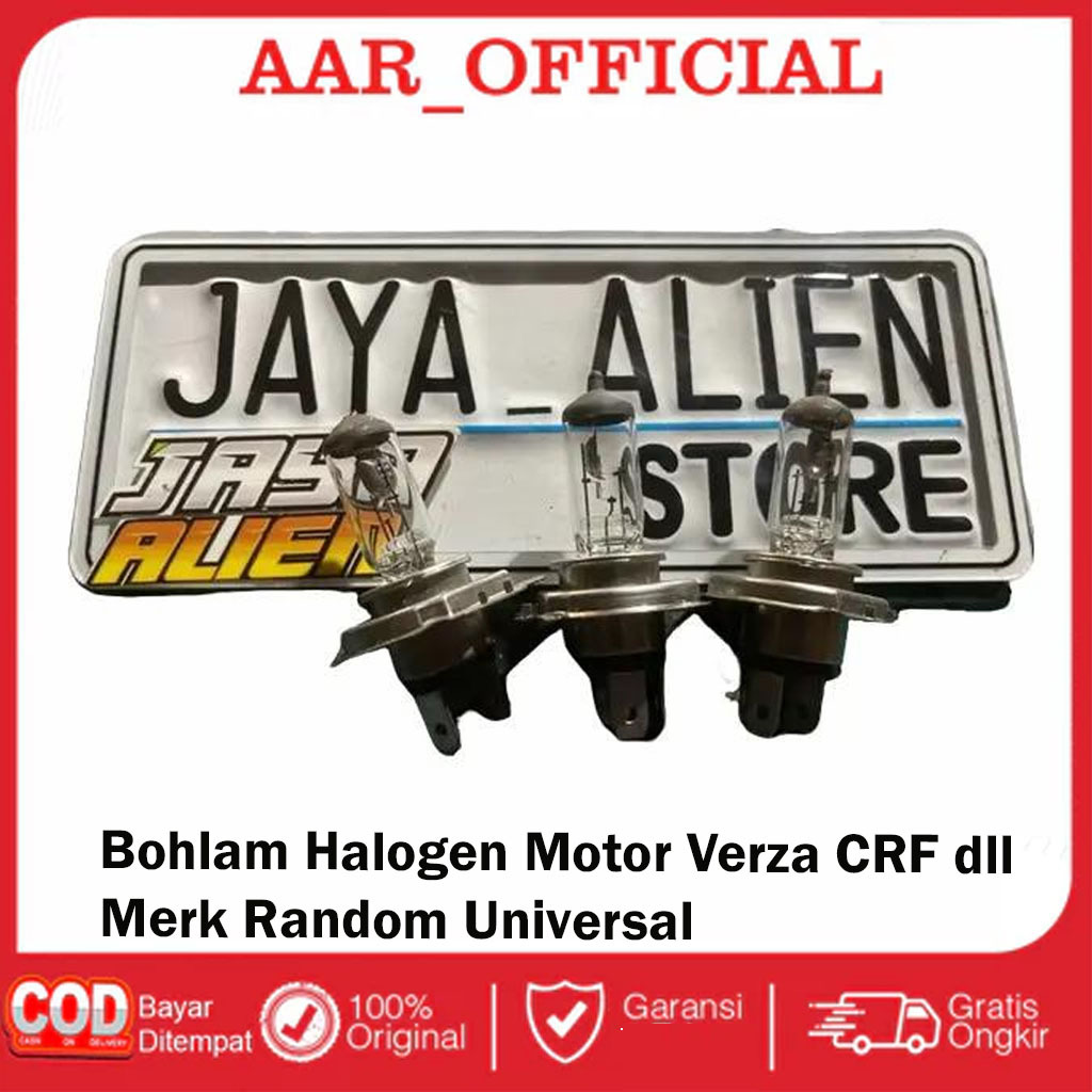 Bohlam Halogen Motor Verza CRF dll Merk Random Universal