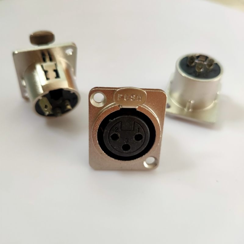 JR 5836 Soket Canon Body Besi Soket Canon Female Body Soket Canon Sasis