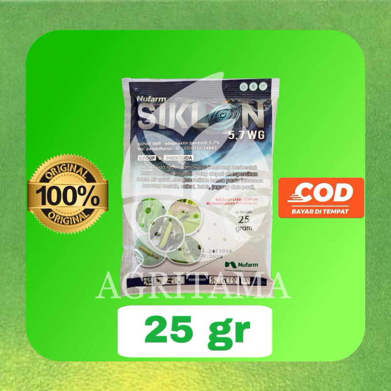 INSEKTISIDA - SIKLON - 25 gram - Nufarm - Emmamectin Benzoat - Obat hama integrate vampyr