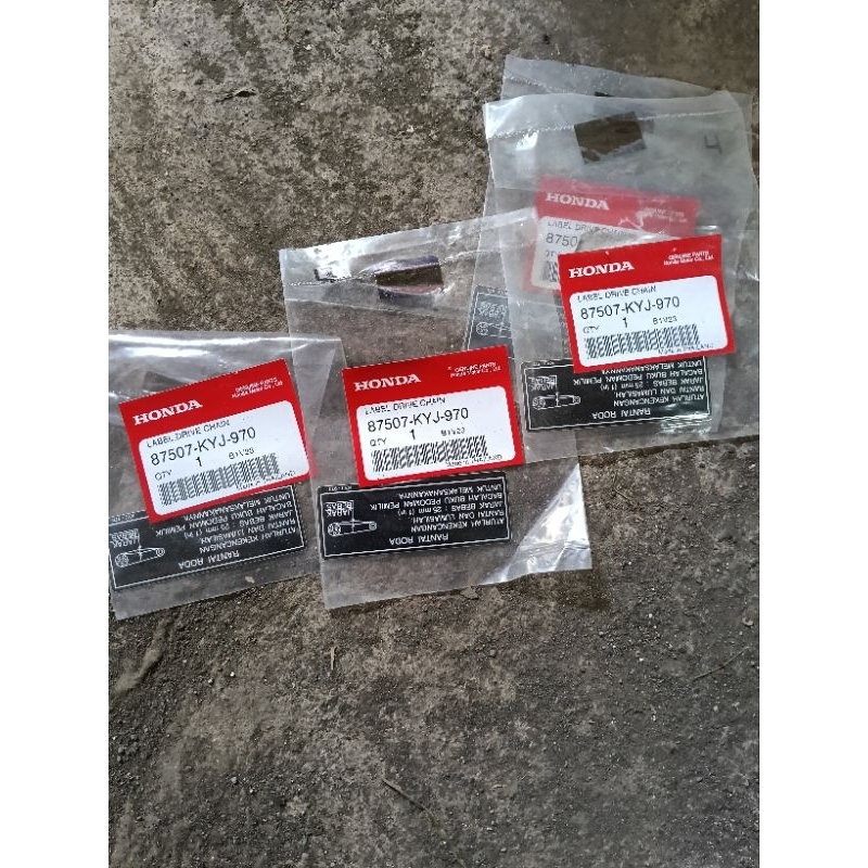 sticker swing arm CBR250R KYJ CBU thailand