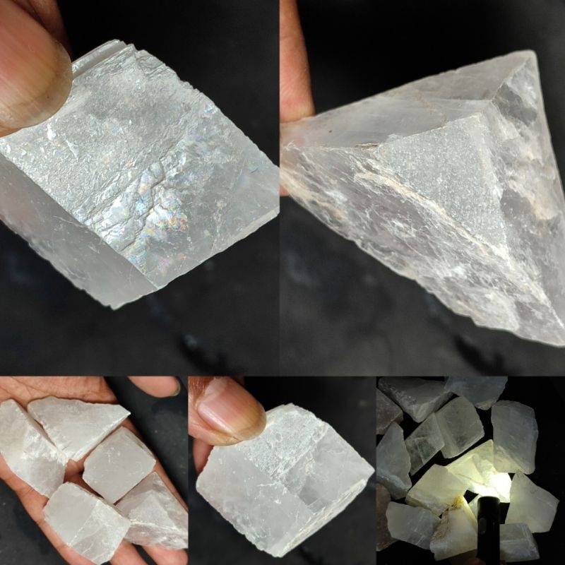 Kecubung es / Batu akik kecubung es/ Kecubung es milky