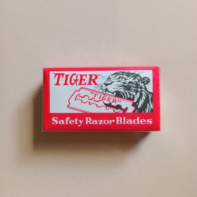 Silet Tiger Asli Original / Silet Tiger Safety Razor Blades / Silet Tiger 1 Pak isi 10 Pcs Silet