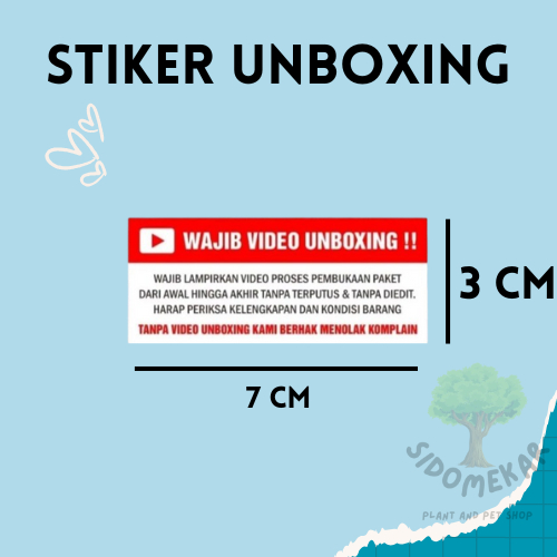 

stiker unboxing paket online cocok untuk online shop harga per roll isi 500 lembar