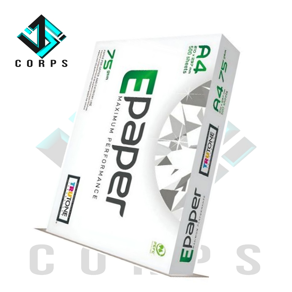 

Kertas HVS A4 75 Gram E-Paper / Kertas HVS A4 Print / Photocopy