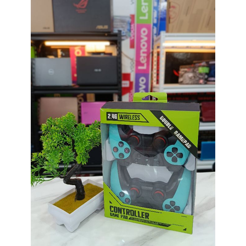 CM-029D Gamepad double wireless turbo game controller for laptop and pc joystick double