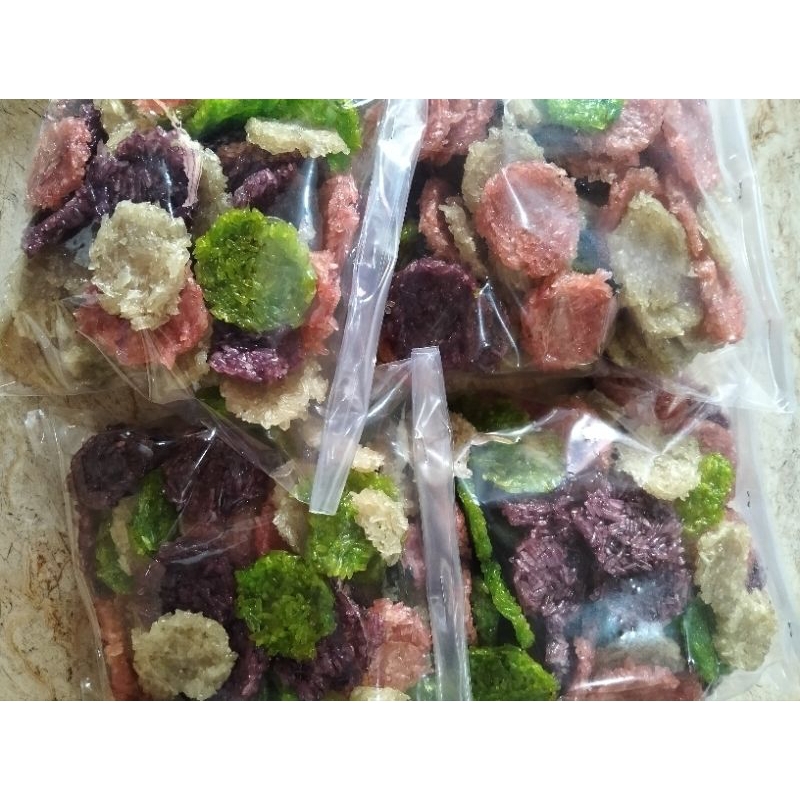 

Rengginang mini warna