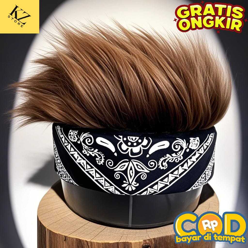 Topi Rambut Model Paisley Premium Topi