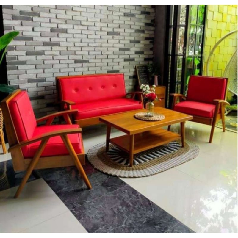 RAY kursi sofa santai, kursi teras set
