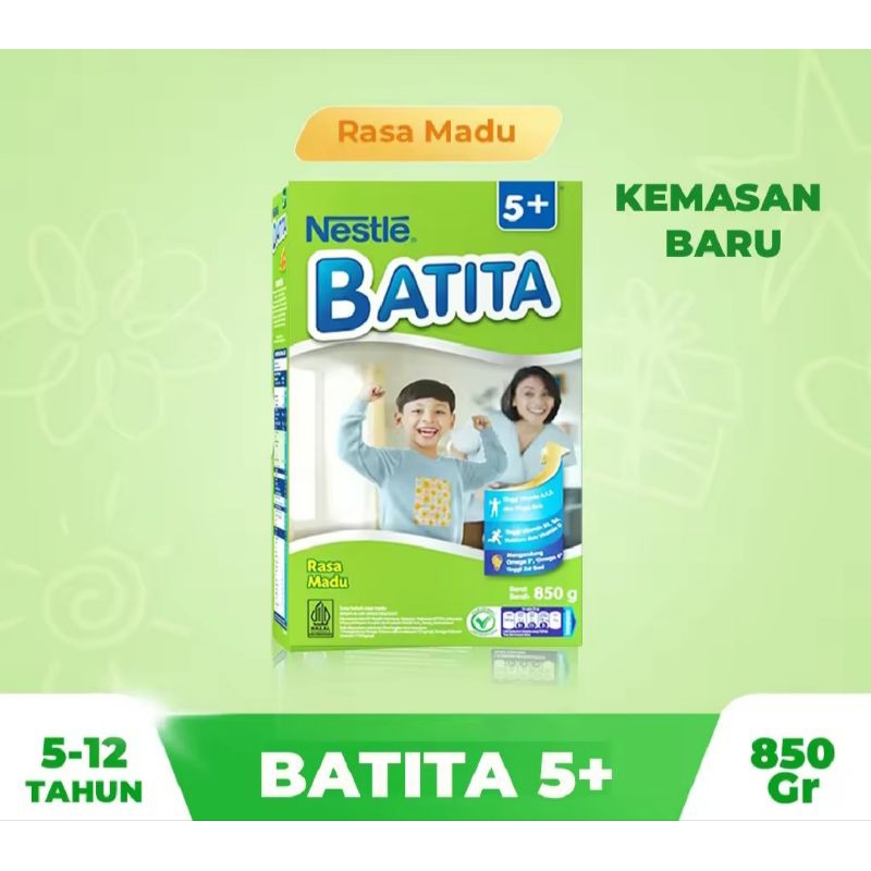 

Nestle Batita 5+ Madu Susu Anak 5-12 Tahun Box 850g