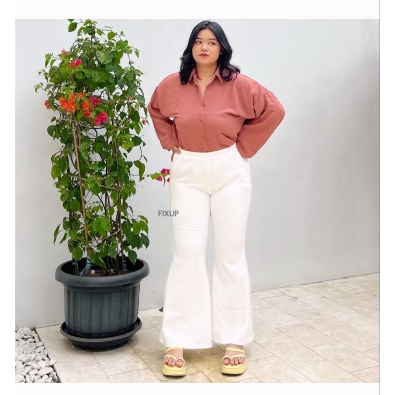 FIXUP - Celana Cutbray Scuba Jumbo (Preloved)