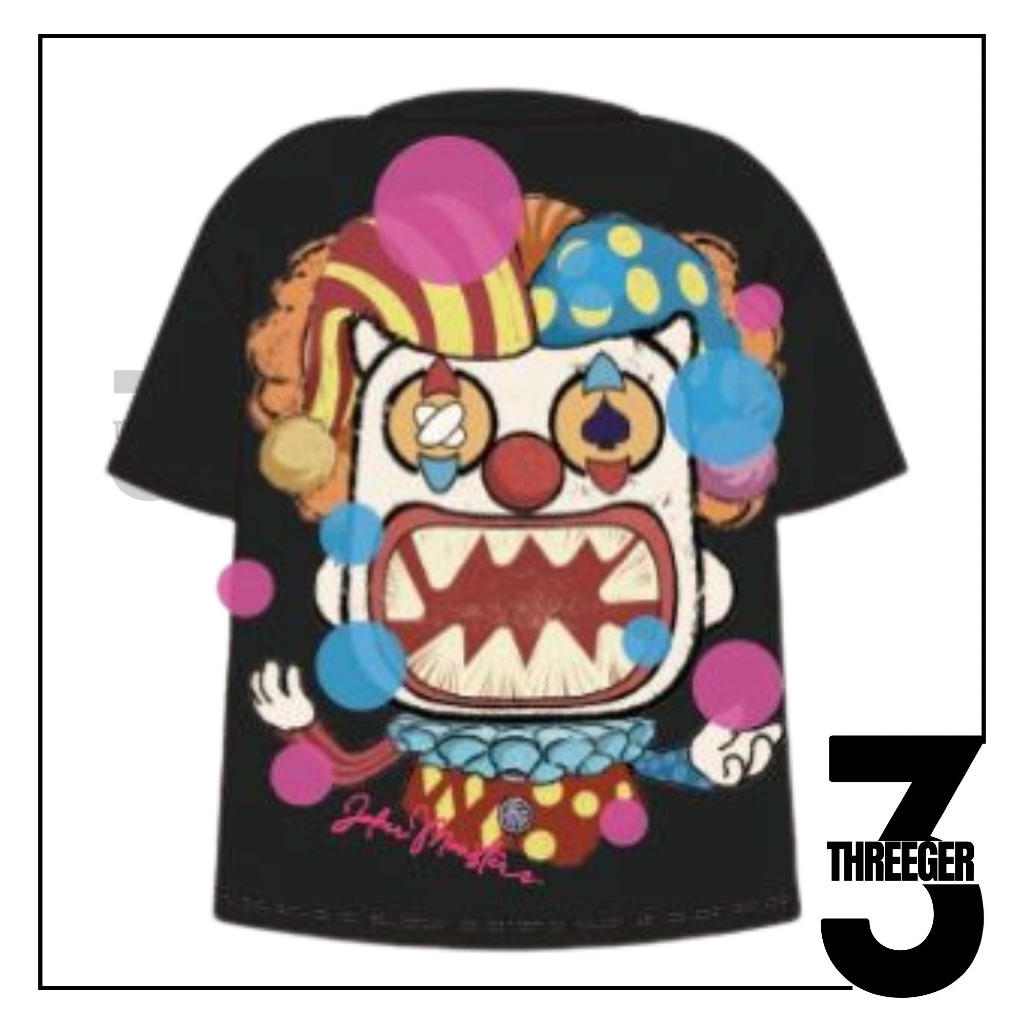 Calmmind Clown Monster Tee Black Original / Calmmind Original